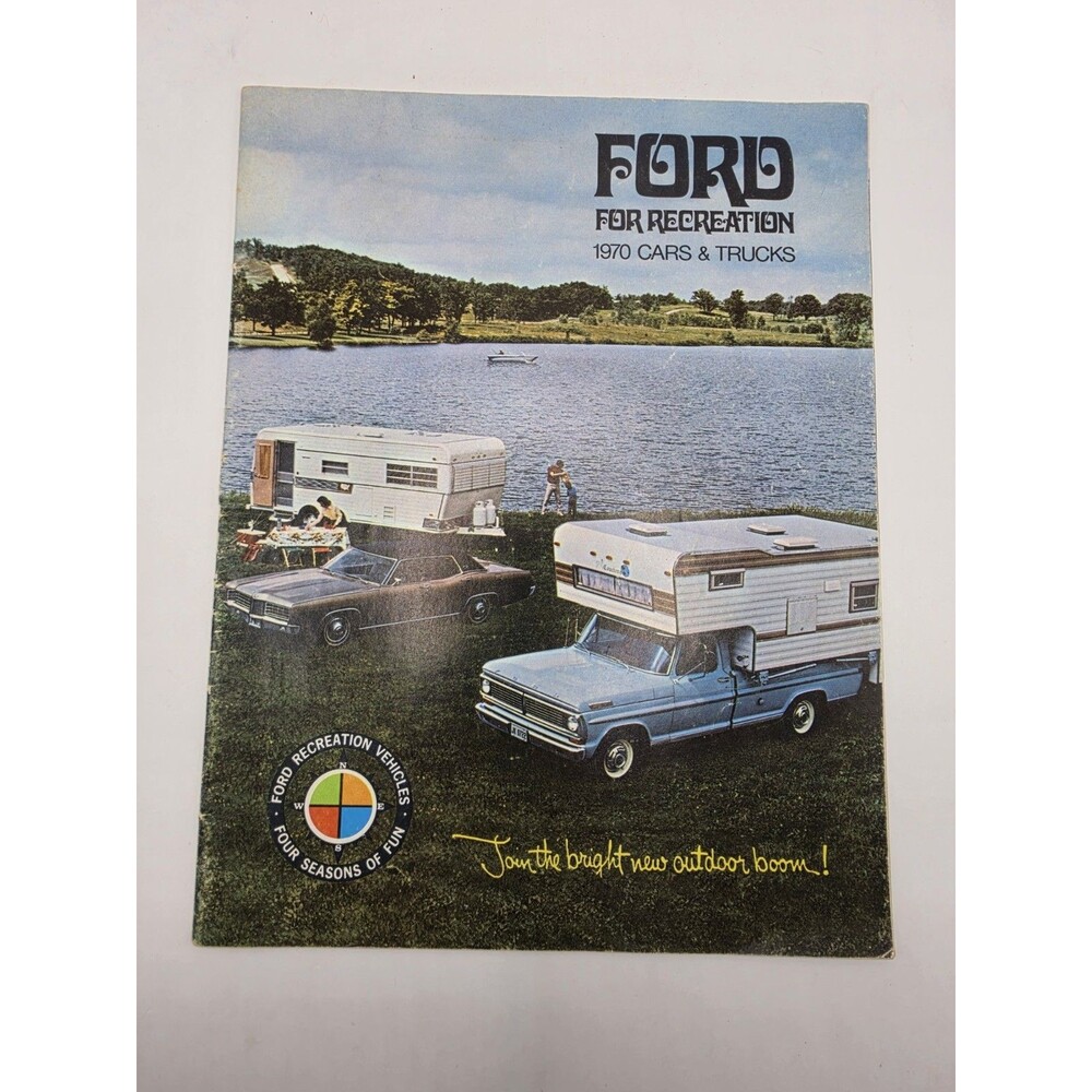 1970 Ford For Recreation Cars Trucks Sales Brochure Catalog Mustang Bronco